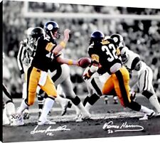 Terry Bradshaw and Franco Harris Canvas Wall Art picture