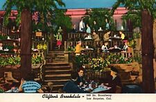 Postcard CA Los Angeles Cliftons Brookdale Restaurant 1952 Vintage PC H1769 picture