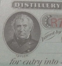 SLING'S πͺ 1878 DISTILLERY WAREHOUSE INTERNAL REVENUE TAX STAMP (UNITED STATES) picture