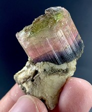58 Ct Heated Tourmaline Crystal Specimen From Afghanistan picture