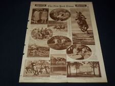 1925 OCTOBER 4 NEW YORK TIMES SPORTS PICTURE SECTION - PIRATES -SENATOR- NT 9470 picture