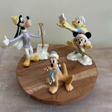 LENOX Disney 100th Anniversary Figurines, Set of 3 Mickey Pluto Goofy Donald picture