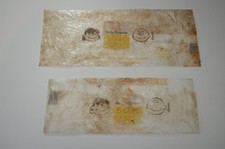 2 1960's Vintage Dolly Madison Snack Cake Gems wrappers, Charlie Brown and Lucy picture