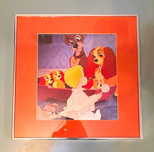 Vintage Disney Lady and the Tramp Framed Print #35 Walt Disney Productions 16.25 picture