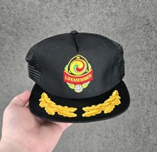 Vintage AMA Hat Strapback American Motorcycle Association Charter Life Member picture