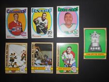 1971,72,75 HOCKEY CARDS TOPPS  ESPOSITO  DRYDEN  PERREAULT  MIKITA + 1977 OPC #1 picture