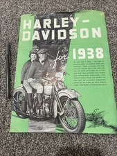 Rare 1938  Harley Dealer Advertisement picture