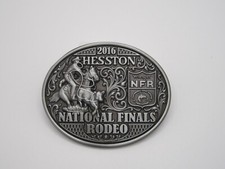 National Finals Rodeo Hesston 2016 NFR Youth (Small) Cowboy Buckle New Wrangler picture