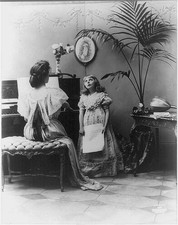 Photo:Mrs. Rinehart Children at Piano c1909 Interior Portrait picture