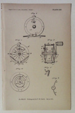 1885 T.H. CHUBB FISHING REEL PATENT NO. 282270 picture