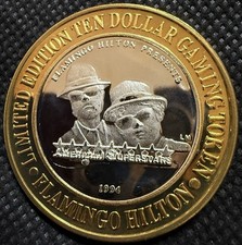 FLAMINGO HILTON HOTEL & CASINO RARE Limited Edition 999% .6 Oz Pure Silver Strke picture