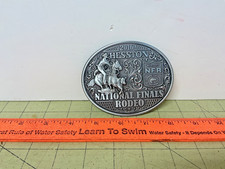 HESSTON 2016 National Finals Rodeo NFR Wrangler adult belt buckle picture