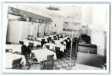 c1950's Heilman's Marine Dining Room Lorain Ohio OH RPPC Photo Vintage Postcard picture
