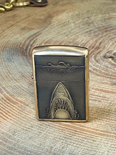 Jaws Movie Poster Custom 3D Zippo | Brass Armor Zippo | Made In USA picture