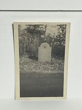 Postcard RPPC Grave Cemetery Headstone A65 picture