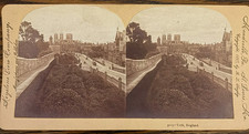 Keystone View Company Stereoview York England Minster City Walls 1897 picture