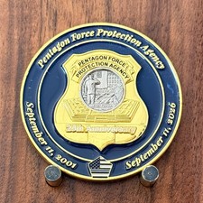 Pentagon Force Protection Agency 9‑11 25th Anniversary Challenge Coin M#20 picture