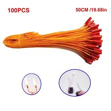 100pcs 50CM Electric Connecting Wire for Fireworks Firing System Igniter Match picture
