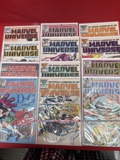 Official Handbook of the Marvel Universe Lot of 12 Marvel Comics 1983-1986.   •1 picture