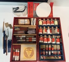 Vintage 1940s Chemcraft Chemistry Set No. 3½ Porter Chemical Set With Books picture