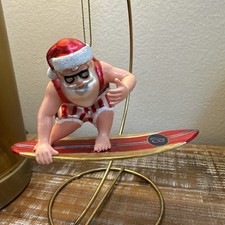 Breitling Collectors' Surfin' Santa Christmas Ornament Ultra-Rare Collectible picture