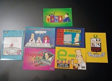 Vintage Dilbert Postcard Lot of 6 Unused Scott Adams Office Humor Cards 1990s picture