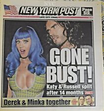 Katy Perry Russell Brand Split New York Post December 31 2011 🔥 picture
