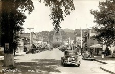 Street Scene Calistoga California RPPC Photo Postcard COPY picture