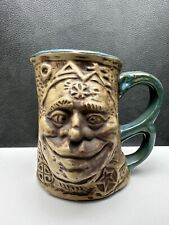 1971 Jim Rumph Pottery Mug Ogre w/ Troll Inside Medusa on Backside EXC COND picture