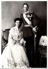 German Prince Wilhelm and Duchess Cecilie Portrait UNP Continental Postcard N33 picture