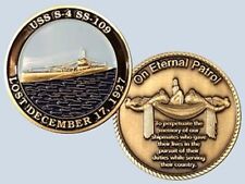 ON ETERNAL PATROL DECEMBER 17, 1927  USS S-4 SS-109 1.75