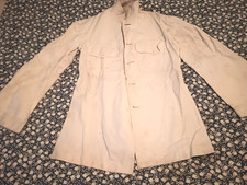 Vintage U.S. Navy Naval Dress White Uniform military coat jacket WW11? officers picture