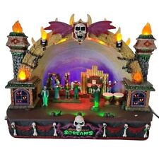 🚨Lemax Spooky Town 85303 Halloween Village Symphony of Screams Animated Retired picture
