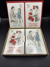 Vintage Ararat Temple 1970 Shriners Double Deck Playing Cards SEALED picture