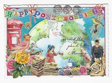 Postcard Glitter Edition Tausendschoen Happy Postcrossing WPD picture