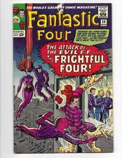 Fantastic Four 36 1965 Marvel Comics VG+ 4.5 1st App Frightful Four Thing picture