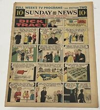 Sunday News Comic Strip Newspaper Insert Dick Tracy Terry Annie December 15 1957 picture