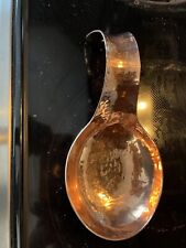 Pier One Copper Large Spoon Rest, Cooking Kitchenware Oven Designer Utensil picture