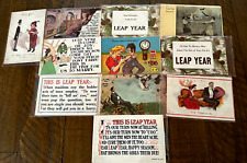 Lot of 11 Leap Year Early 1900's Romantic~ Antique~New Year's Postcards~k516 picture