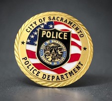 CITY OF SACRAMENTO CALIFORNIA CAPITAL POLICE DEPT CHALLENGE COIN ·PERFECT GIFT· picture