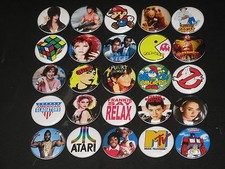 80's Icons Buttons /  Pins Set Of 25 picture