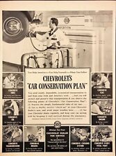 1942 Chevrolet's Car Conservation Plan You Can Help Effort WWII Vintage Print Ad picture