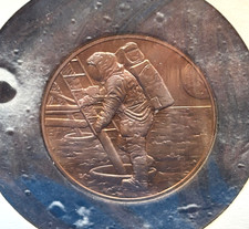 1969 Apollo 11 Giant Step Man's 1st Step on the Moon Bronze 1.5