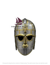 ZAIN Handmade Sutton Helmet Replica Museum Style Armor cosplay Halloween Gift picture