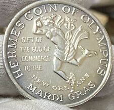 HERMES 1972~.999 Silver Mardi Gras Doubloon~THE PRINCE WITH DONKEY'S EARS picture