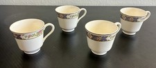 4 vintage white ceramic demitasse cups picture