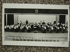 RPPC-BOONE IA-IOWA-HIGH SCHOOL ORCHESTRA-1952-KONRAD SCHOLL-DIRECTOR-BAND-MUSIC picture