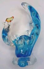 Murano Vintage Handmade Blown Crystal Glass Rooster  5