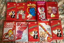 10 Boxes NOS New Old Stock Valentine Cards 1960’s 1970’s Fun Lot Colourful Cupid picture