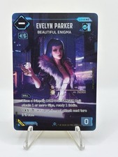Cyberpunk TCG Evelyn Parker B156 Legend Iconic Rare - BETA VERSION - NM picture